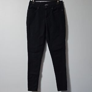 VENUS Women's Classic Black Stretch Skinny Jeans Size 8L
